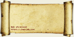 Milena Miljojković vizit kartica